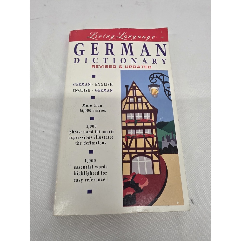 Genevieve A. Martin Living Language German Dictionary Revised & Updated 1993